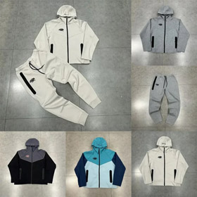 Drill Syna World Embroidered Logo Hoodie and Leg Pants Set-4349